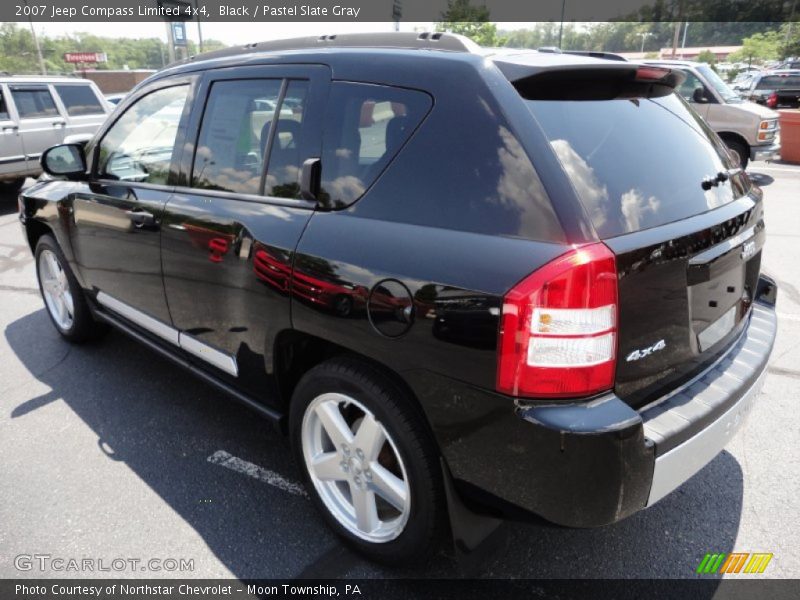 Black / Pastel Slate Gray 2007 Jeep Compass Limited 4x4