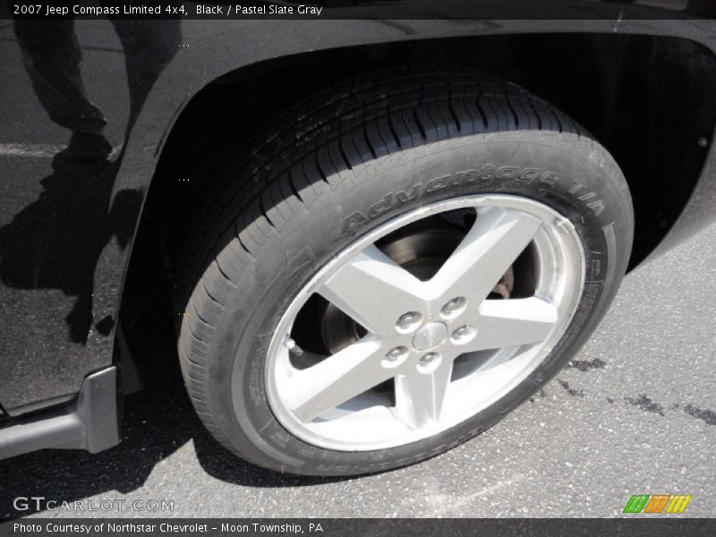 Black / Pastel Slate Gray 2007 Jeep Compass Limited 4x4