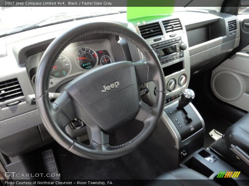 Black / Pastel Slate Gray 2007 Jeep Compass Limited 4x4