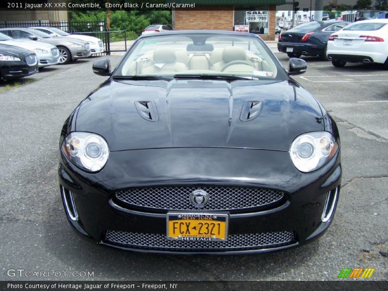 Ebony Black / Caramel/Caramel 2011 Jaguar XK XKR Convertible