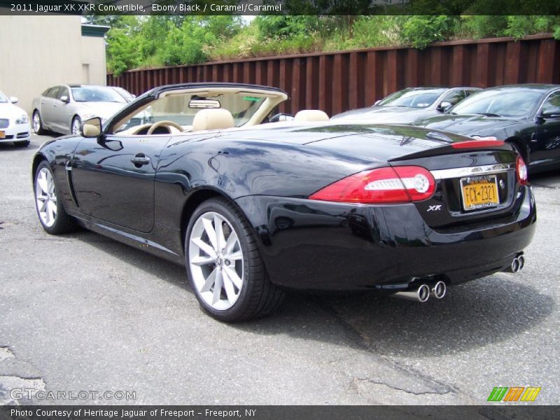 Ebony Black / Caramel/Caramel 2011 Jaguar XK XKR Convertible