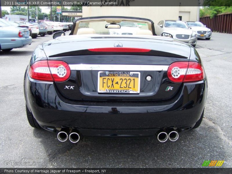 Ebony Black / Caramel/Caramel 2011 Jaguar XK XKR Convertible