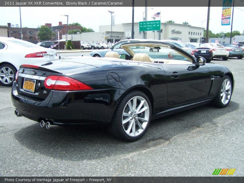 Ebony Black / Caramel/Caramel 2011 Jaguar XK XKR Convertible