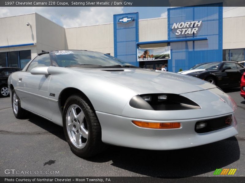 Sebring Silver Metallic / Dark Grey 1997 Chevrolet Camaro Z28 Coupe