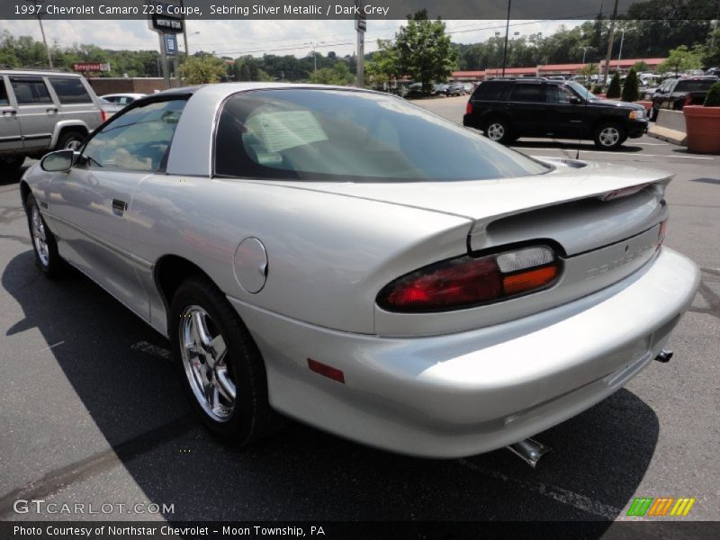 Sebring Silver Metallic / Dark Grey 1997 Chevrolet Camaro Z28 Coupe