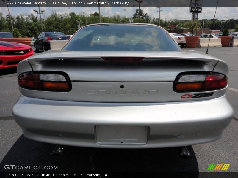 Sebring Silver Metallic / Dark Grey 1997 Chevrolet Camaro Z28 Coupe