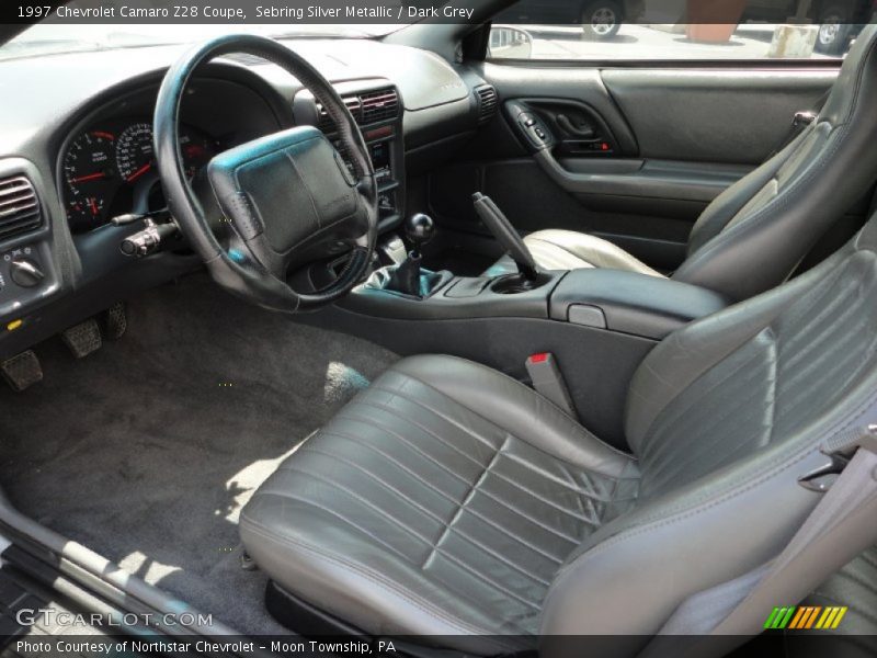 Dark Grey Interior - 1997 Camaro Z28 Coupe 