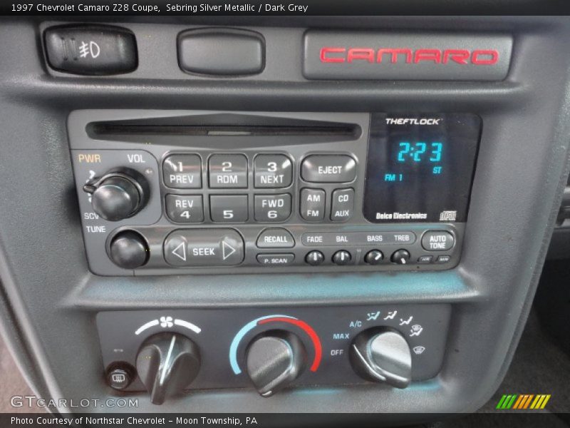 Controls of 1997 Camaro Z28 Coupe