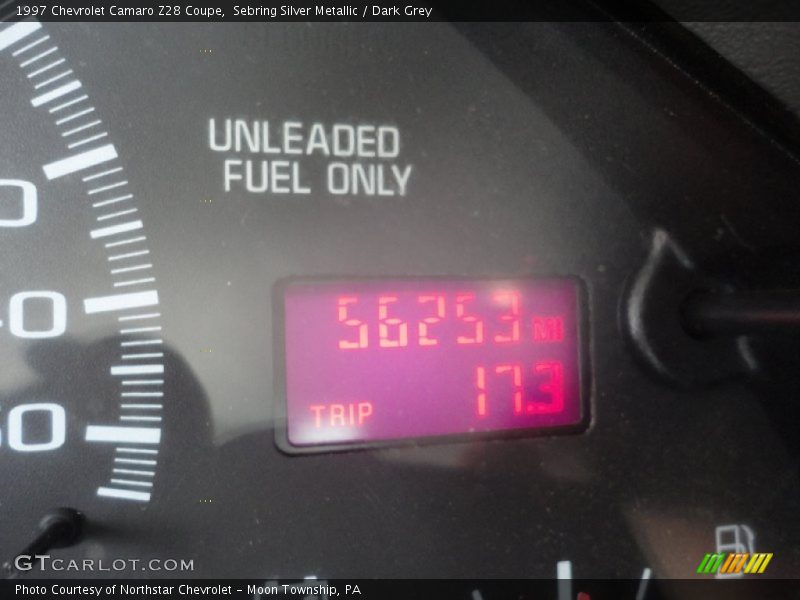 Sebring Silver Metallic / Dark Grey 1997 Chevrolet Camaro Z28 Coupe