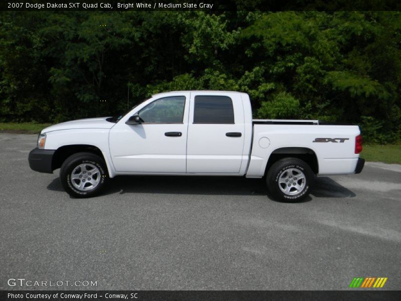  2007 Dakota SXT Quad Cab Bright White