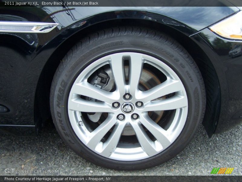 Ebony Black / Jet Black/Jet Black 2011 Jaguar XJ XJL