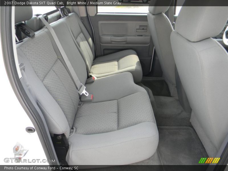  2007 Dakota SXT Quad Cab Medium Slate Gray Interior