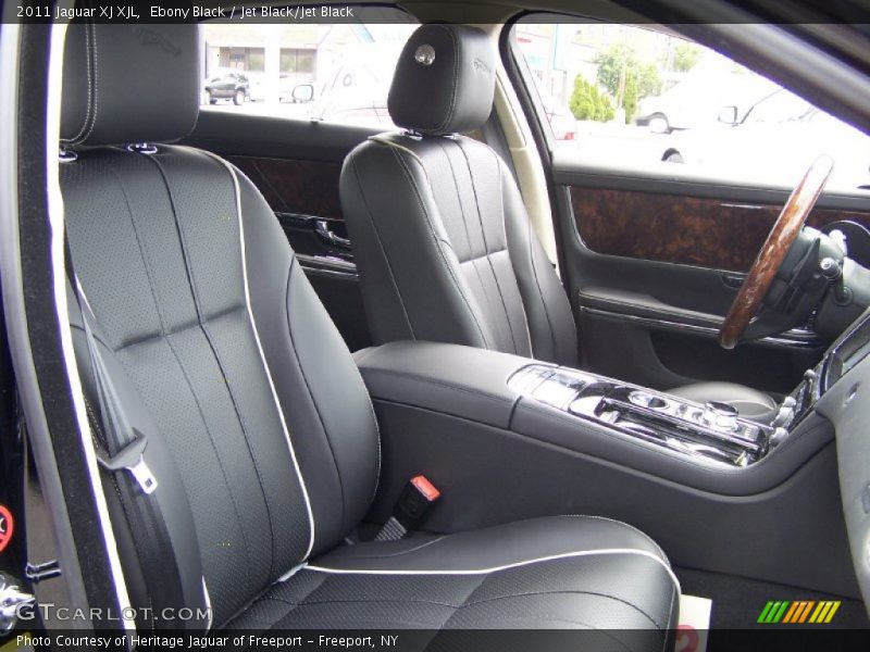 Ebony Black / Jet Black/Jet Black 2011 Jaguar XJ XJL