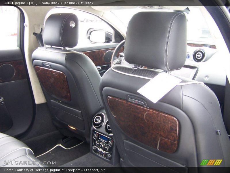 Ebony Black / Jet Black/Jet Black 2011 Jaguar XJ XJL