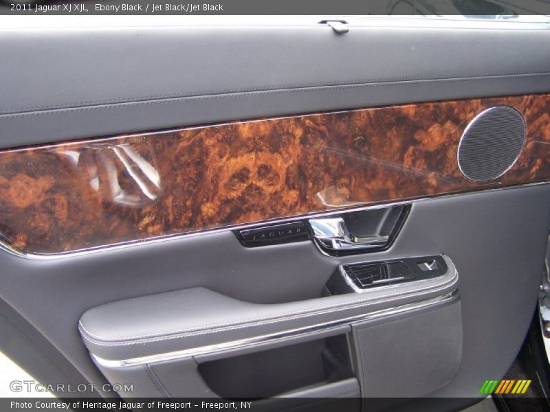 Ebony Black / Jet Black/Jet Black 2011 Jaguar XJ XJL