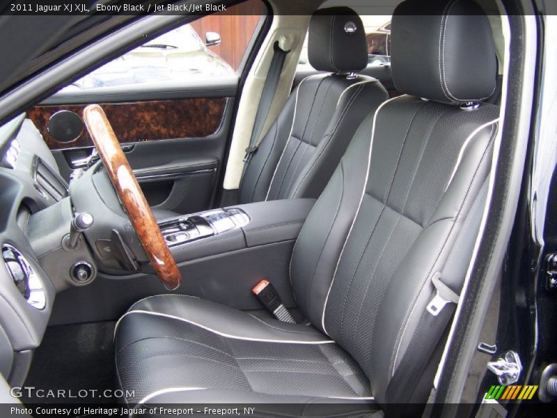 Ebony Black / Jet Black/Jet Black 2011 Jaguar XJ XJL