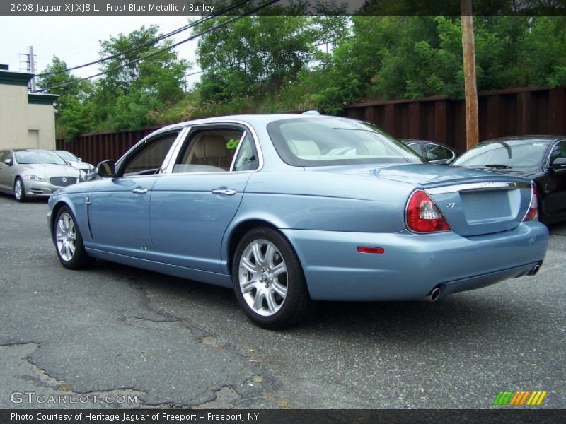 Frost Blue Metallic / Barley 2008 Jaguar XJ XJ8 L