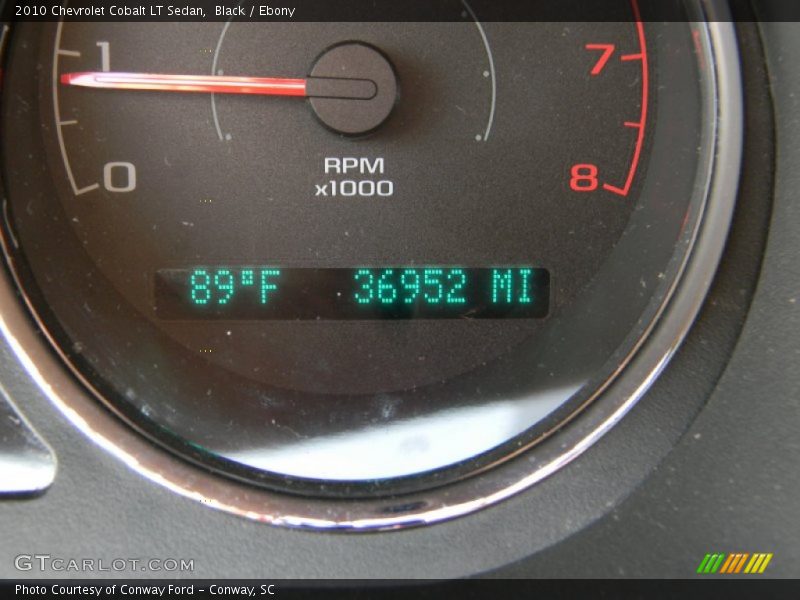 Black / Ebony 2010 Chevrolet Cobalt LT Sedan