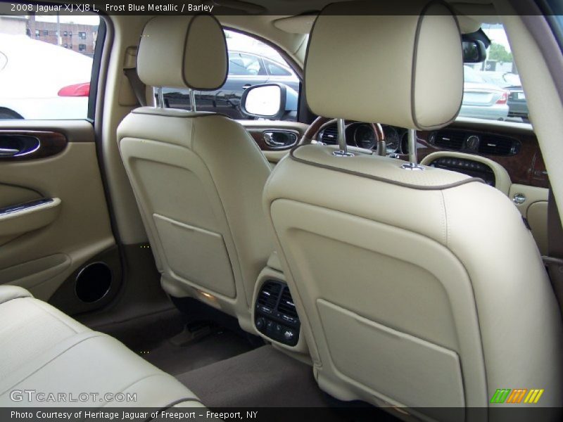 Frost Blue Metallic / Barley 2008 Jaguar XJ XJ8 L