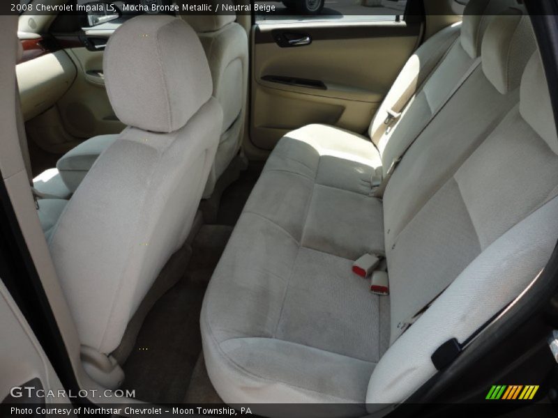Mocha Bronze Metallic / Neutral Beige 2008 Chevrolet Impala LS