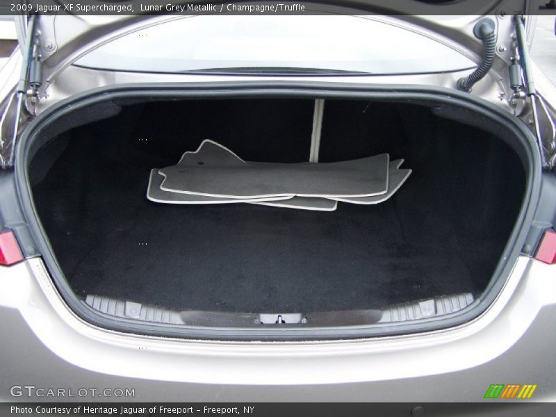 Lunar Grey Metallic / Champagne/Truffle 2009 Jaguar XF Supercharged