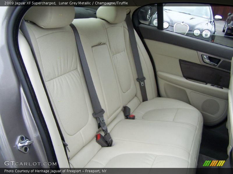 Lunar Grey Metallic / Champagne/Truffle 2009 Jaguar XF Supercharged
