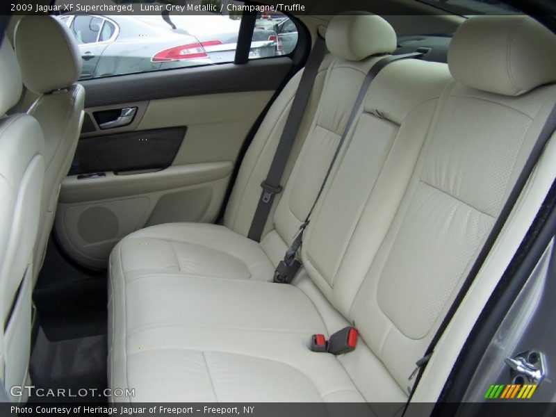 Lunar Grey Metallic / Champagne/Truffle 2009 Jaguar XF Supercharged