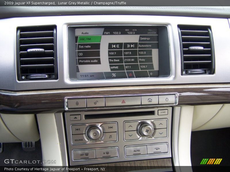 Lunar Grey Metallic / Champagne/Truffle 2009 Jaguar XF Supercharged
