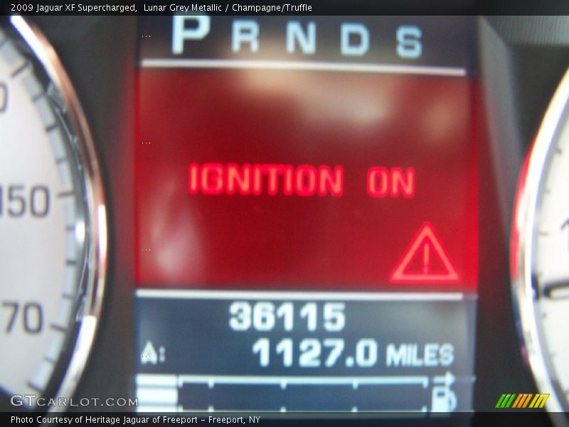 Lunar Grey Metallic / Champagne/Truffle 2009 Jaguar XF Supercharged