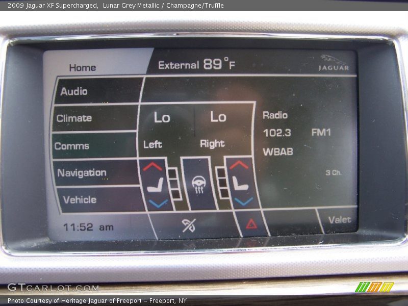 Lunar Grey Metallic / Champagne/Truffle 2009 Jaguar XF Supercharged
