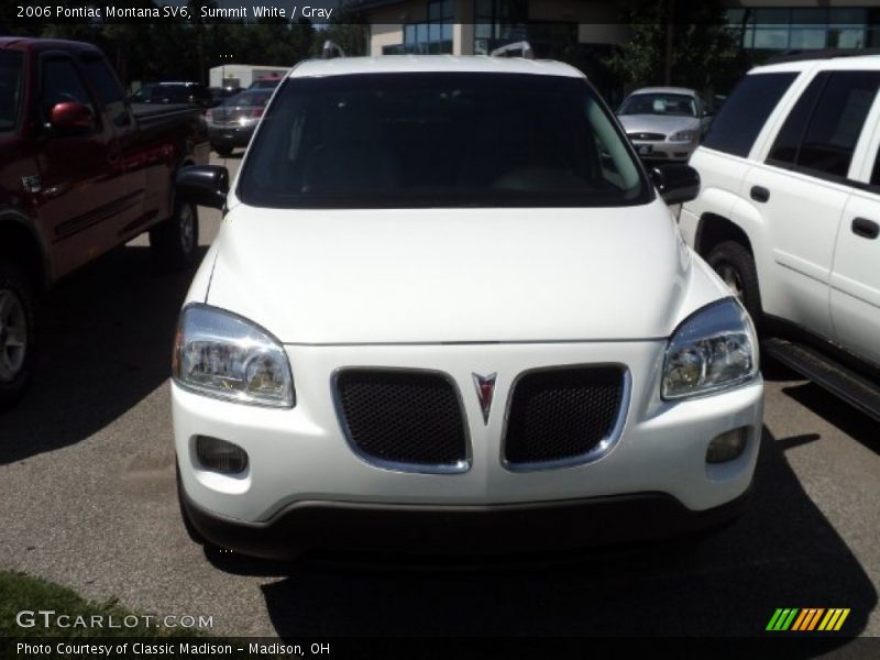 Summit White / Gray 2006 Pontiac Montana SV6