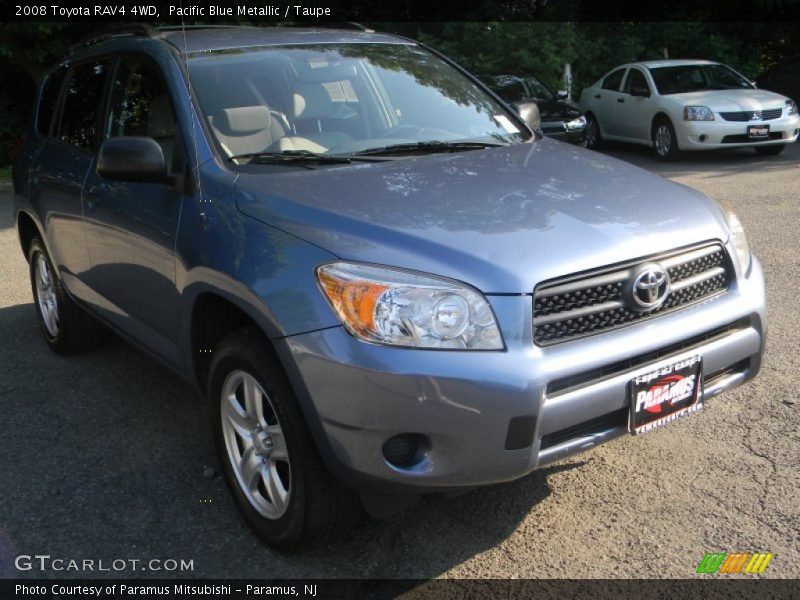 Pacific Blue Metallic / Taupe 2008 Toyota RAV4 4WD