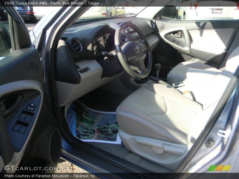 Pacific Blue Metallic / Taupe 2008 Toyota RAV4 4WD