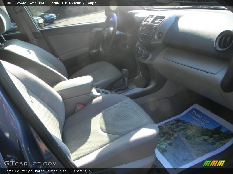 Pacific Blue Metallic / Taupe 2008 Toyota RAV4 4WD