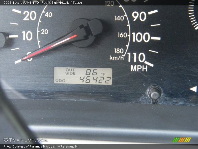 Pacific Blue Metallic / Taupe 2008 Toyota RAV4 4WD