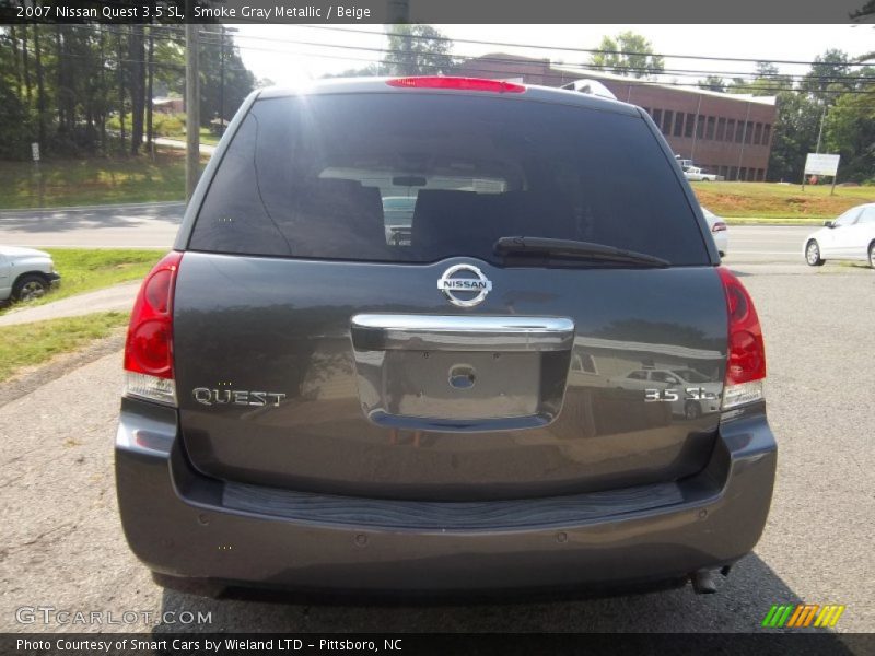 Smoke Gray Metallic / Beige 2007 Nissan Quest 3.5 SL