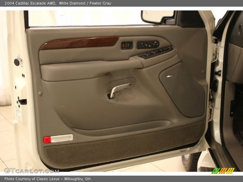 White Diamond / Pewter Gray 2004 Cadillac Escalade AWD