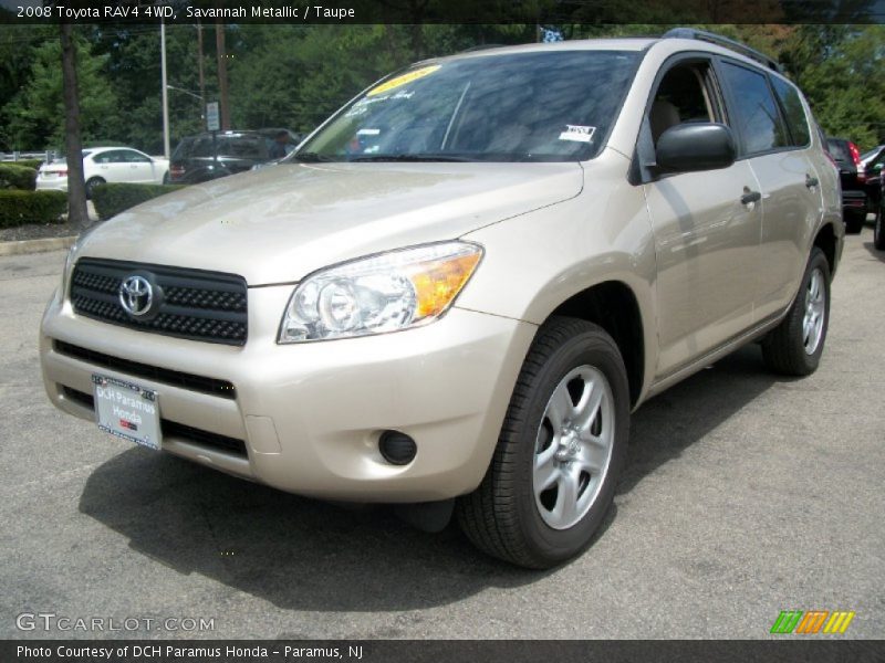 Savannah Metallic / Taupe 2008 Toyota RAV4 4WD