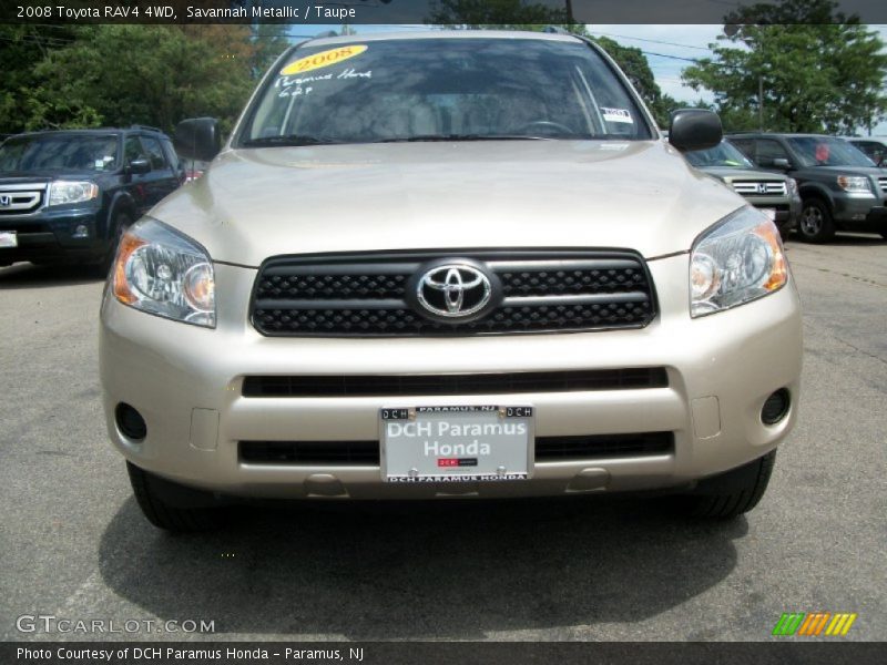 Savannah Metallic / Taupe 2008 Toyota RAV4 4WD
