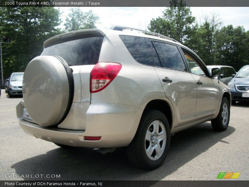 Savannah Metallic / Taupe 2008 Toyota RAV4 4WD
