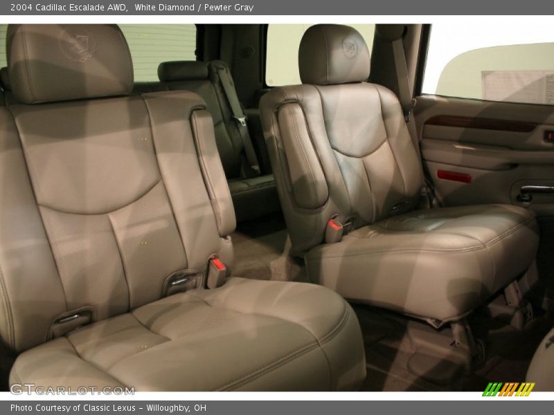 White Diamond / Pewter Gray 2004 Cadillac Escalade AWD