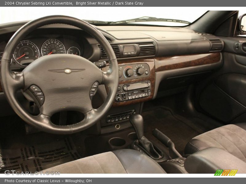 Bright Silver Metallic / Dark Slate Gray 2004 Chrysler Sebring LXi Convertible