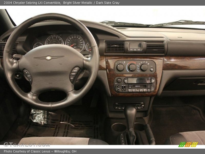 Bright Silver Metallic / Dark Slate Gray 2004 Chrysler Sebring LXi Convertible