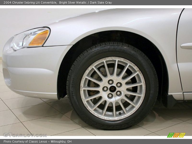 Bright Silver Metallic / Dark Slate Gray 2004 Chrysler Sebring LXi Convertible