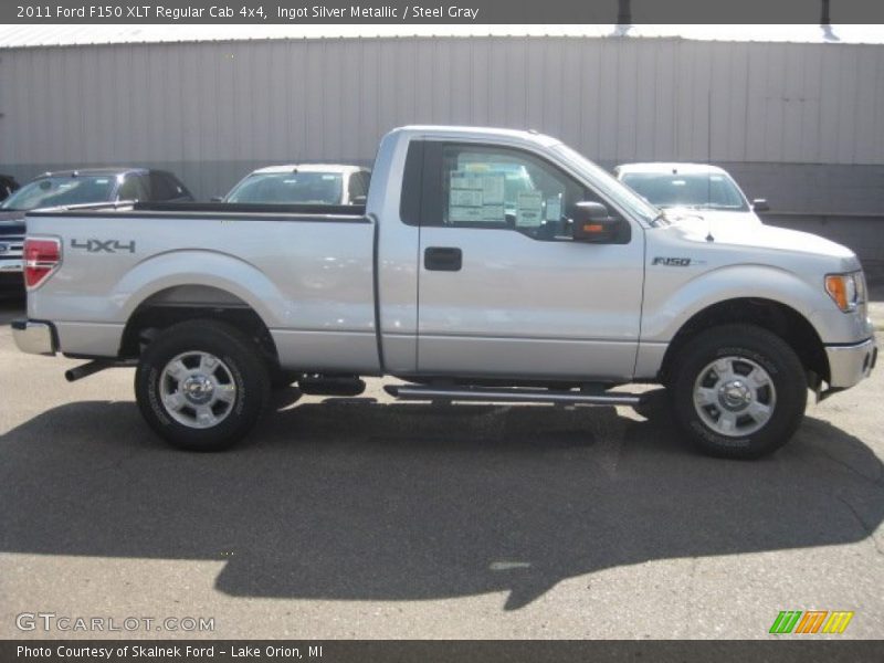 Ingot Silver Metallic / Steel Gray 2011 Ford F150 XLT Regular Cab 4x4