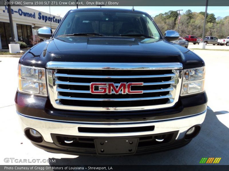 Onyx Black / Ebony 2009 GMC Sierra 1500 SLT Z71 Crew Cab 4x4