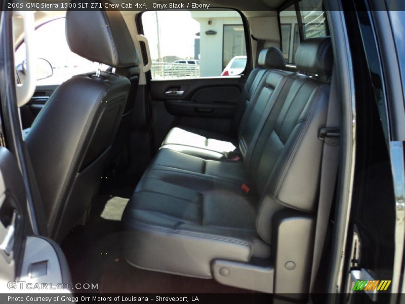 Onyx Black / Ebony 2009 GMC Sierra 1500 SLT Z71 Crew Cab 4x4