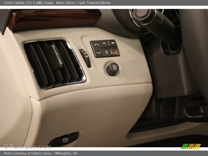 Black Cherry / Light Titanium/Ebony 2009 Cadillac CTS 4 AWD Sedan