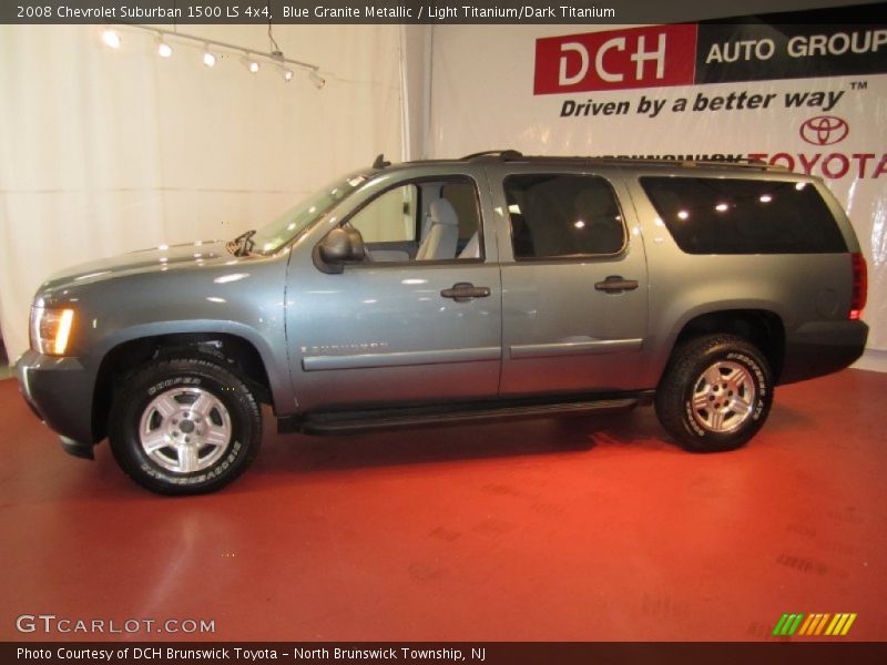 Blue Granite Metallic / Light Titanium/Dark Titanium 2008 Chevrolet Suburban 1500 LS 4x4