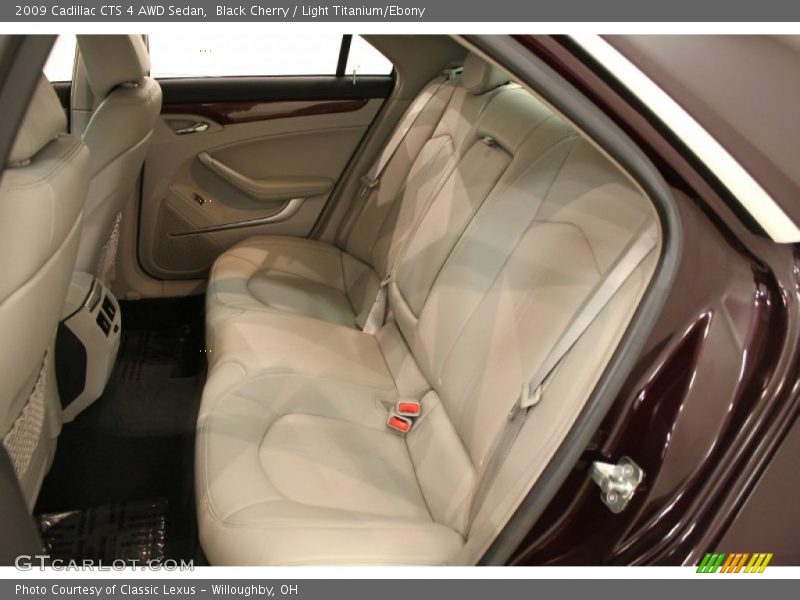 Black Cherry / Light Titanium/Ebony 2009 Cadillac CTS 4 AWD Sedan